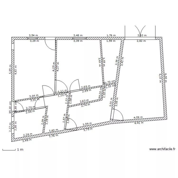 Pierrette 1er. Plan de Pierrette 1er. Plan de