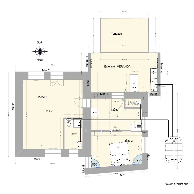 2022 05 05 Eaux usees. Plan de 6 pièces et 91 m2