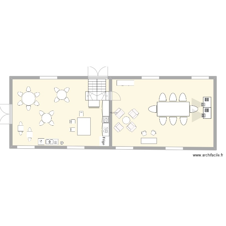 cantine/réunion. Plan de 0 pièce et 0 m2