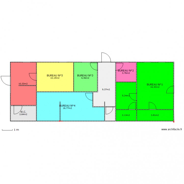 dudelange arriere RDC PGN. Plan de 0 pièce et 0 m2