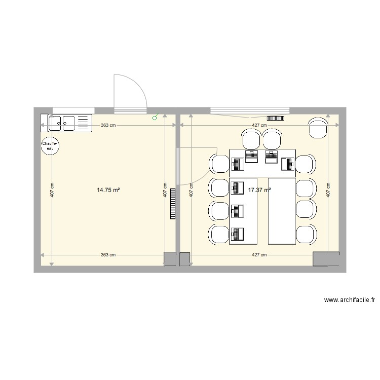 Salle Informatique. Plan de 0 pièce et 0 m2