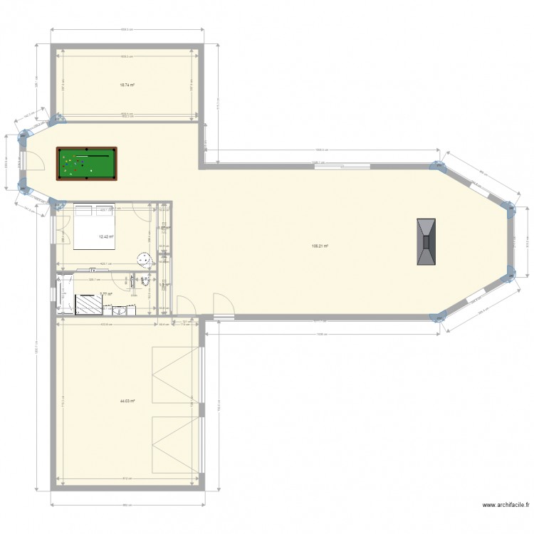 plan maison 4 h. Plan de 0 pièce et 0 m2