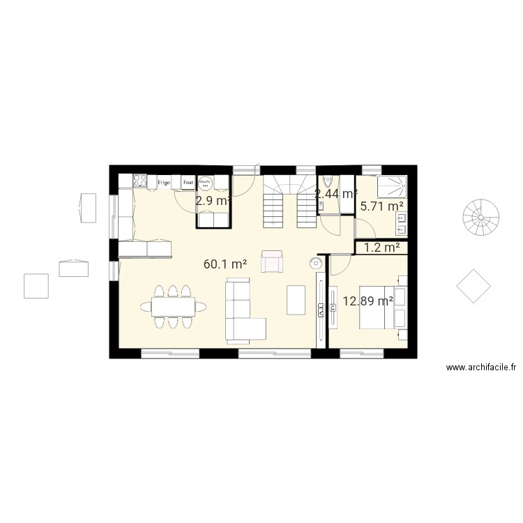 my concept 2. Plan de 0 pièce et 0 m2