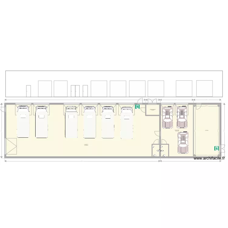 ATELIER-1. Plan de 