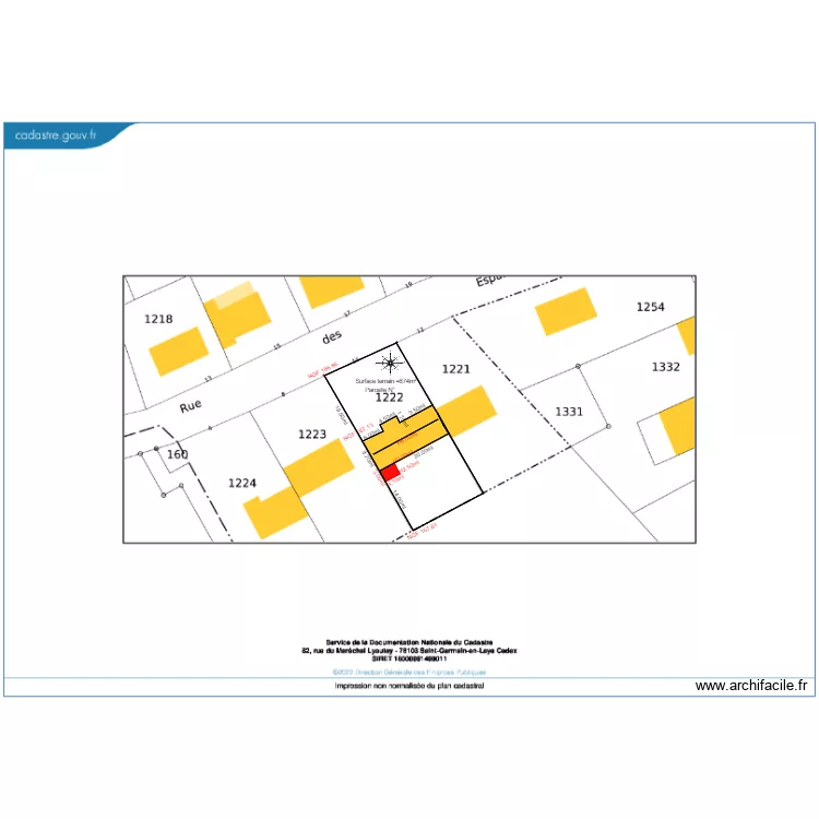 garage saint valerien plan de masse. Plan de 