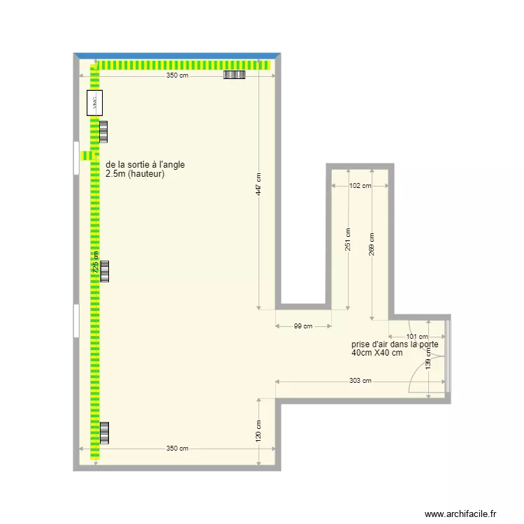 ch&acirc;teau. Plan de 