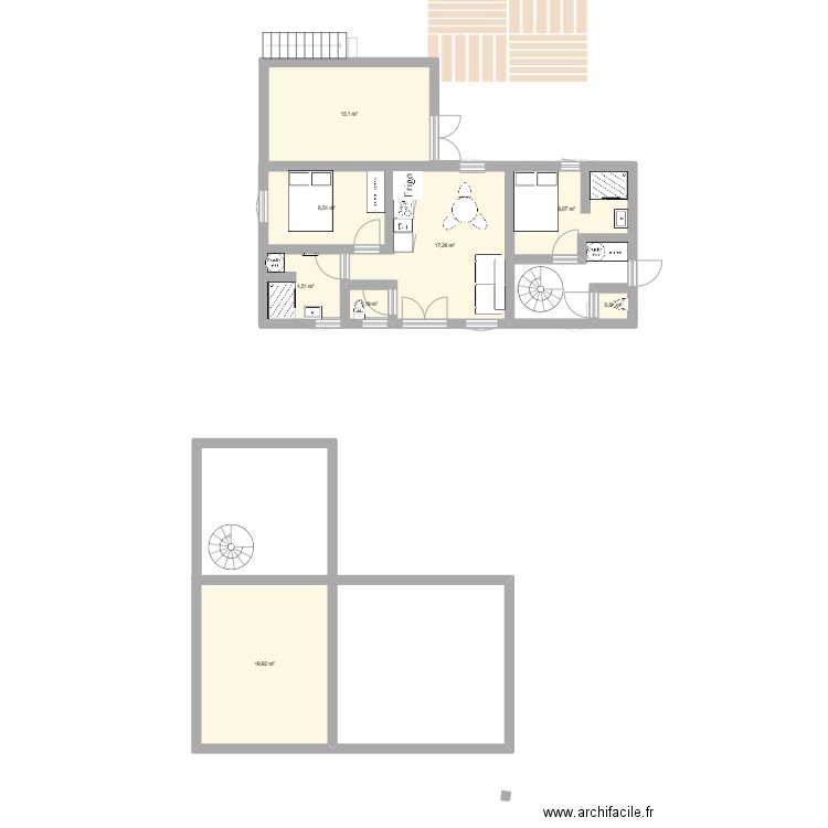 EYGLIERS V2. Plan de 11 pièces et 92 m2