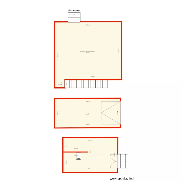 BI 4349 annexes c&ocirc;t&eacute;s. Plan de 