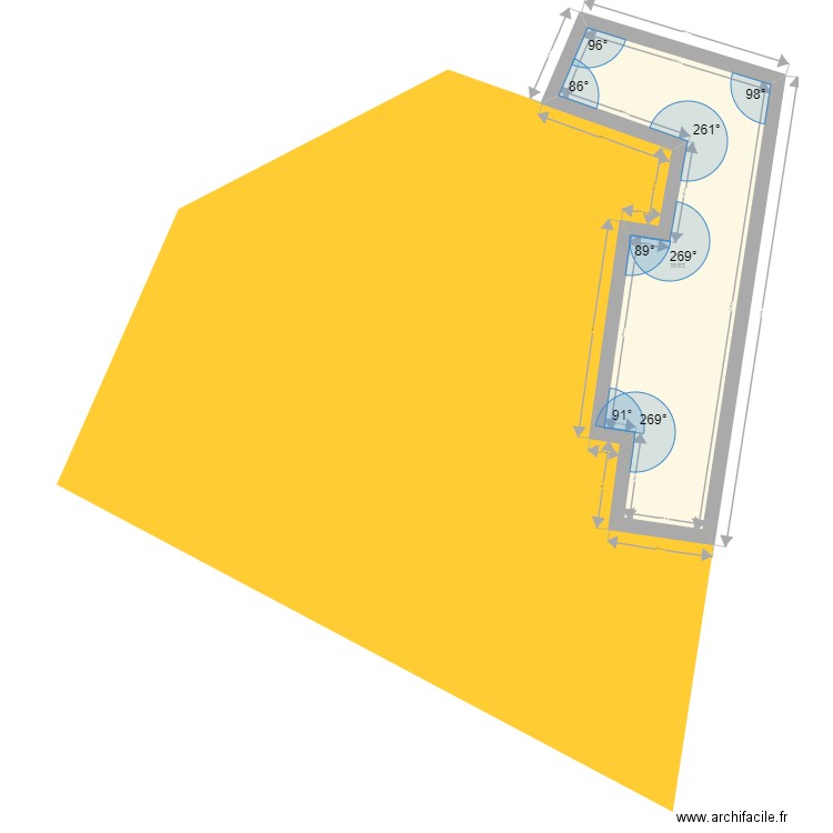 cadastre. Plan de 0 pièce et 0 m2