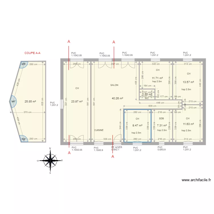 BOULIN. Plan de BOULIN. Plan de