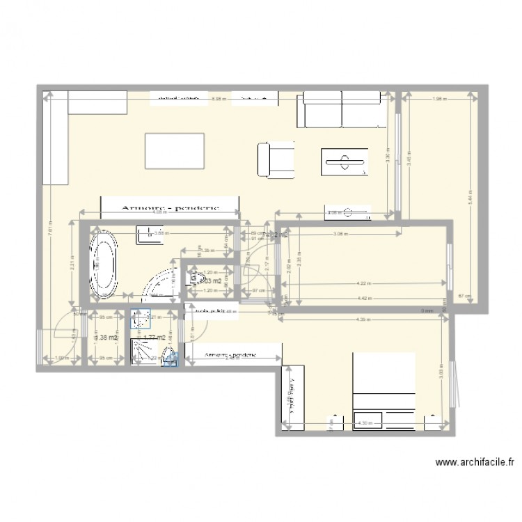 Charpentier plan final FIN bis. Plan de 0 pièce et 0 m2