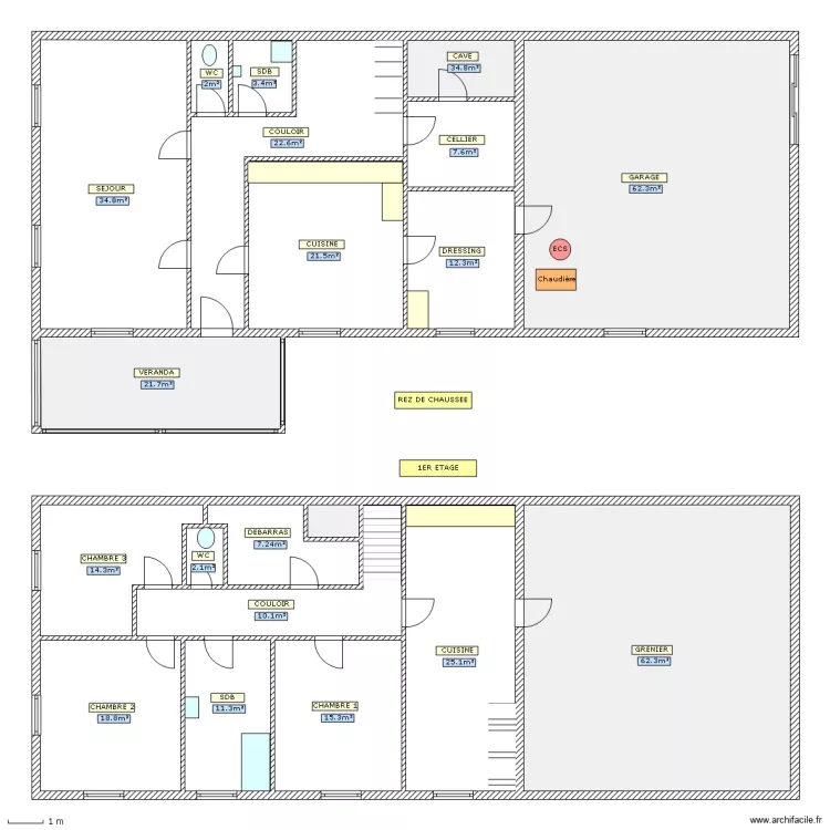 MAGNIN. Plan de 