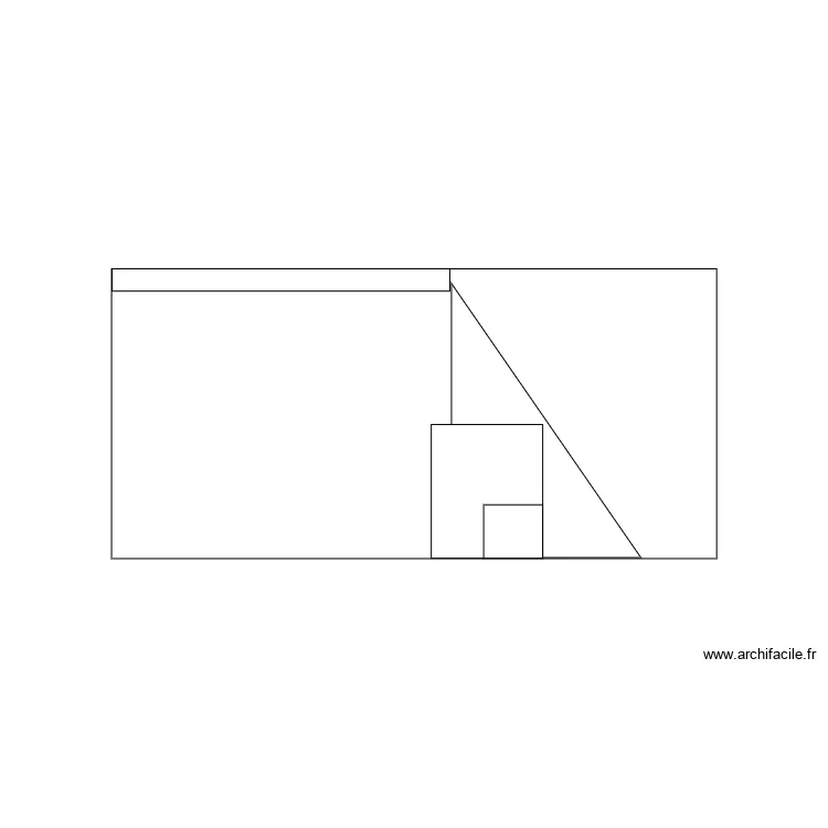 toilette 2907. Plan de 