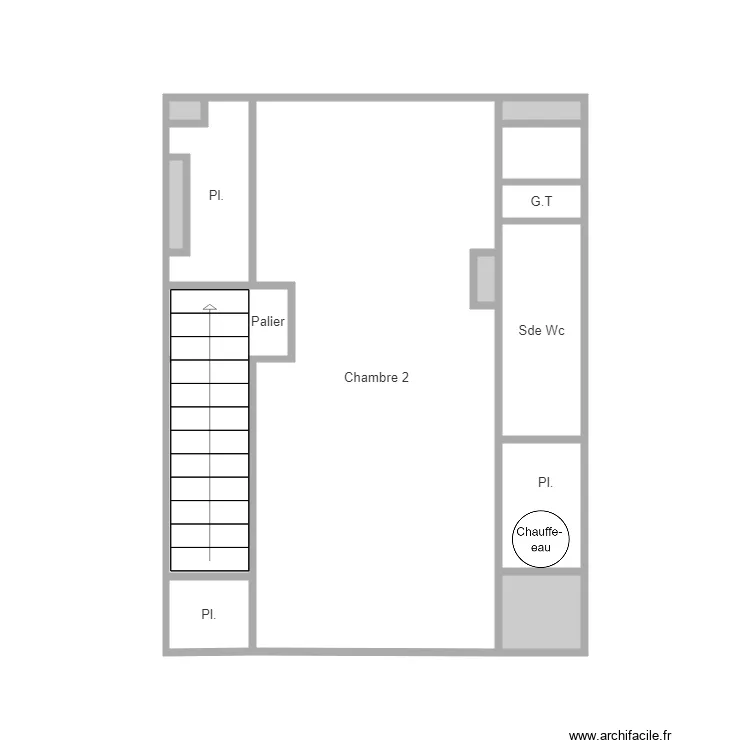 duplex 6&egrave; st dom. Plan de 