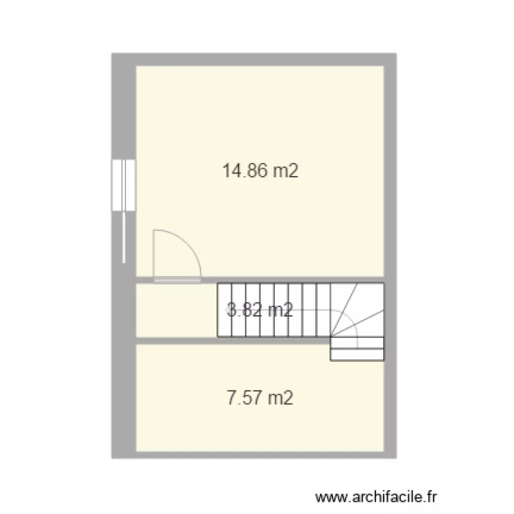Chambre Thibault étage. Plan de Chambre Thibault étage. Plan de