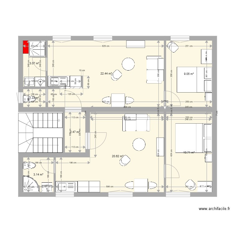 StCloud Plan Final. Plan de 0 pièce et 0 m2