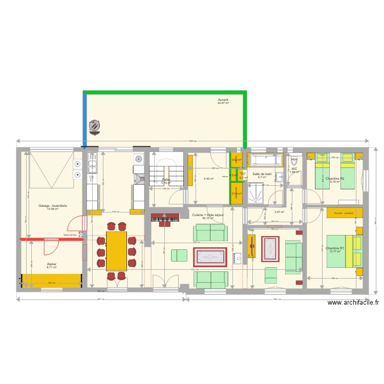 Chic à Chic RDC Projet 3. Plan de 0 pièce et 0 m2