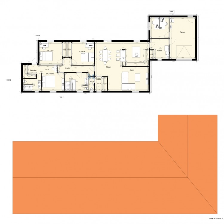 PLAN ARCHI 1. Plan de 0 pièce et 0 m2