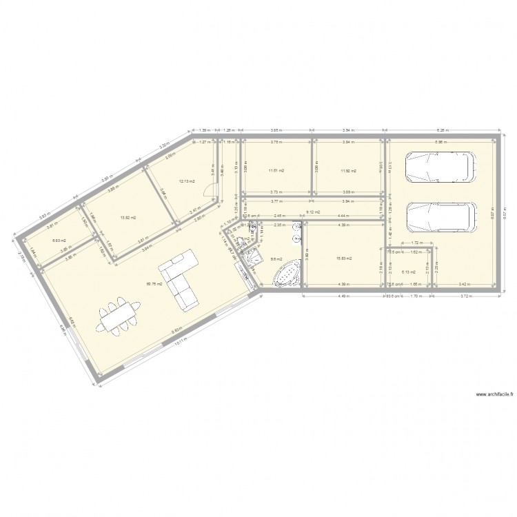 Jc auré angle. Plan de 0 pièce et 0 m2