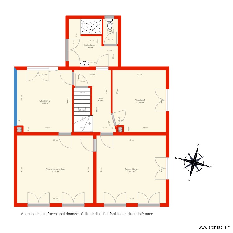 BI 5706 étage côté. Plan de 0 pièce et 0 m2