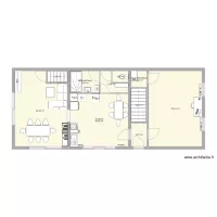 Plan RDC avec ouvertures cuisine et grange Existant bis