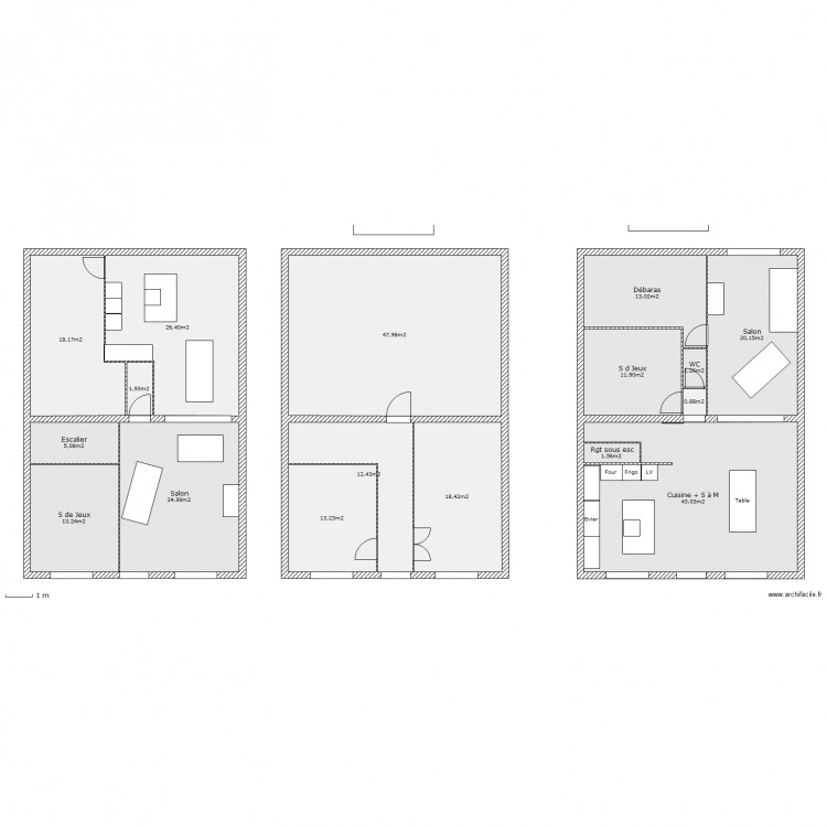 Av de la gare rdc . Plan de 0 pièce et 0 m2