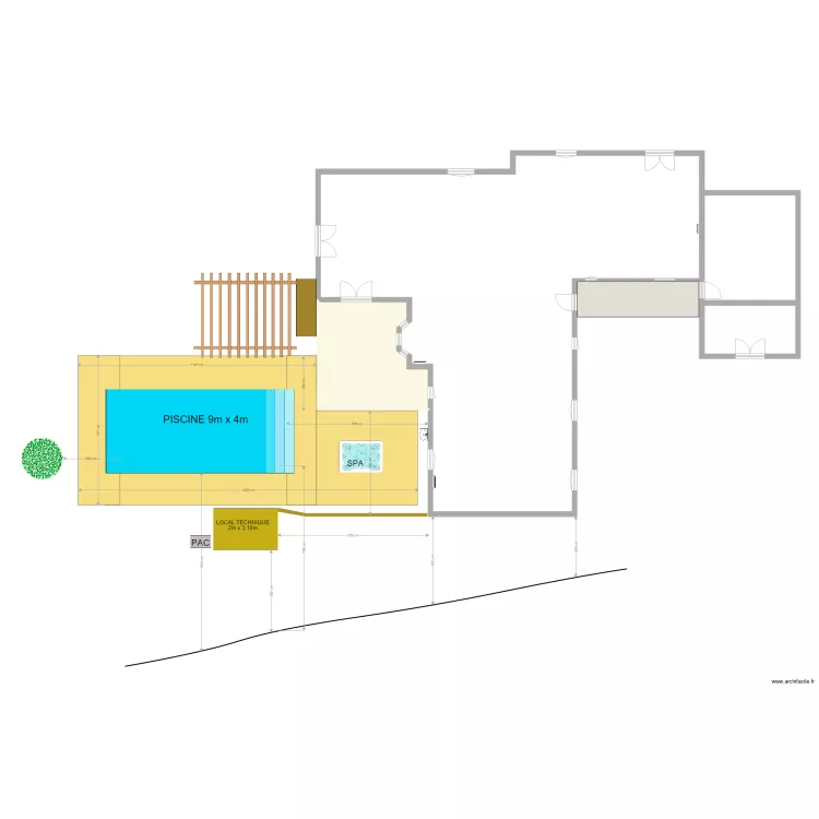 piscine st porchaire 01. Plan de piscine st porchaire 01. Plan de