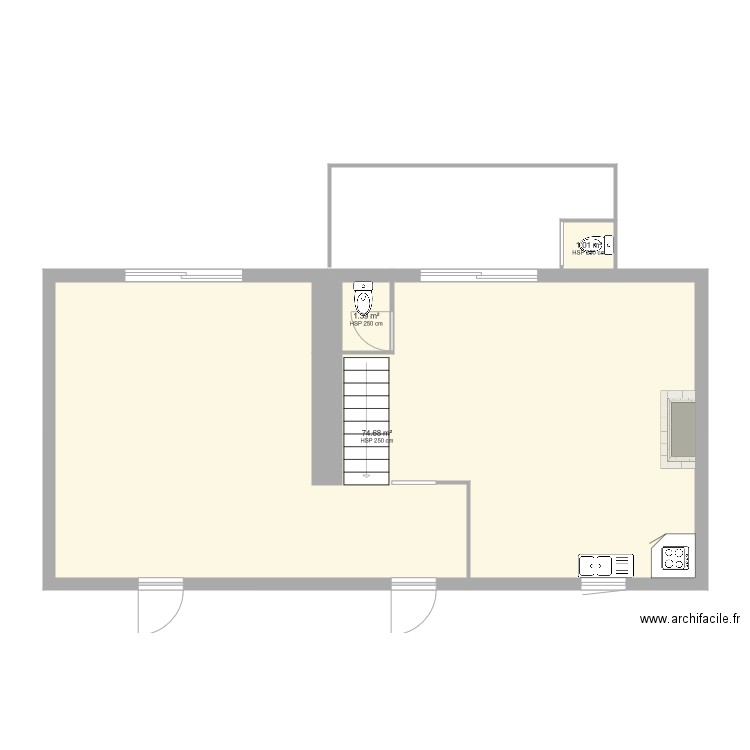 rdc st hilaire de clisson. Plan de 0 pièce et 0 m2