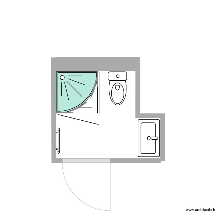 salle de bain Fantin. Plan de 0 pièce et 0 m2