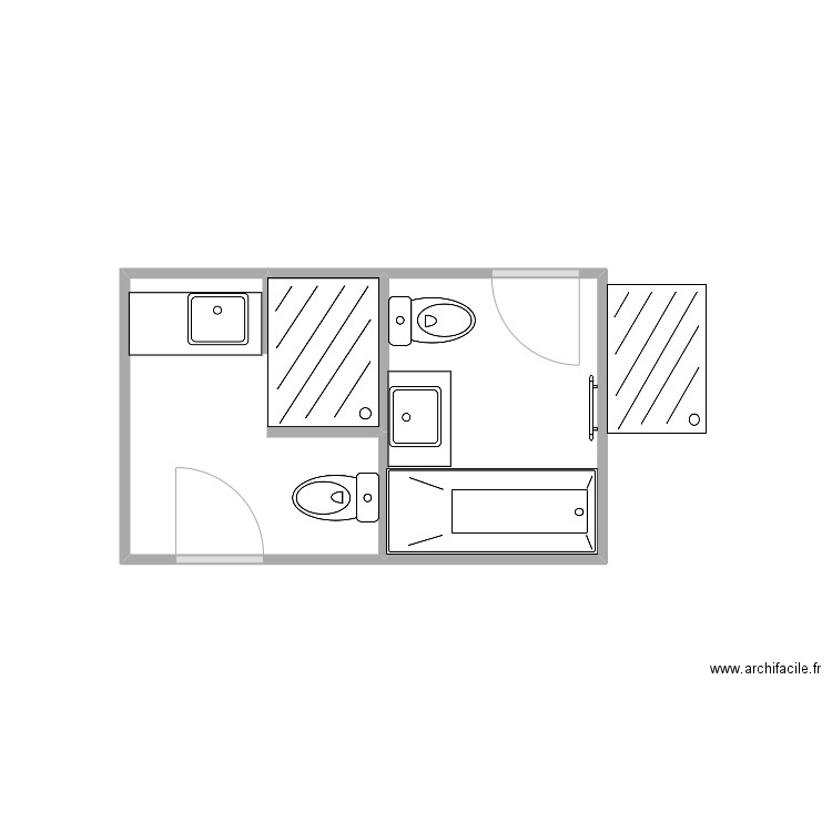 sdb 5 et 6. Plan de 0 pièce et 0 m2