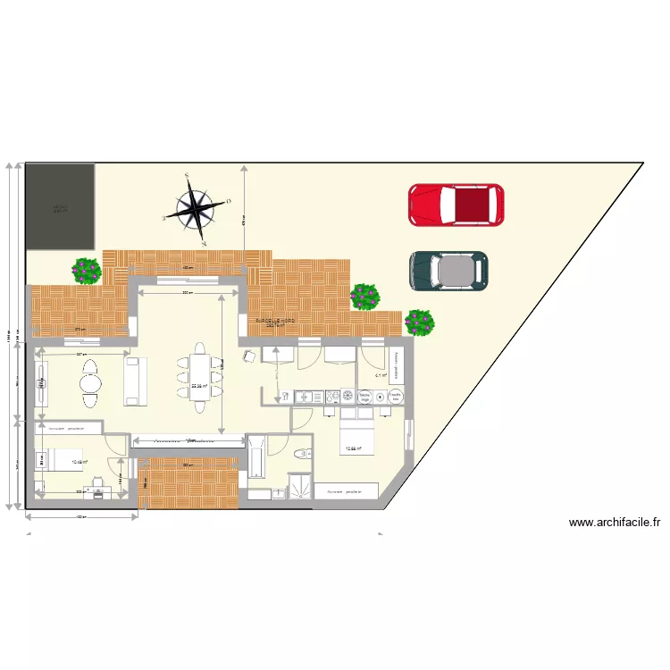 3 CH EN u COPIE 2 CH. Plan de 