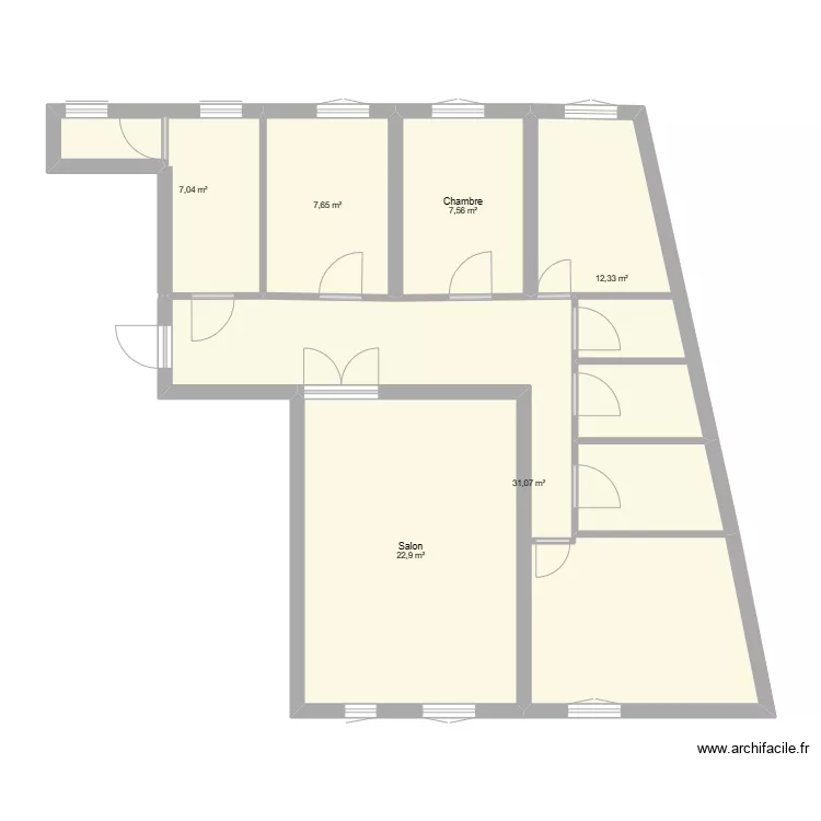 Plan appartement. Plan de 