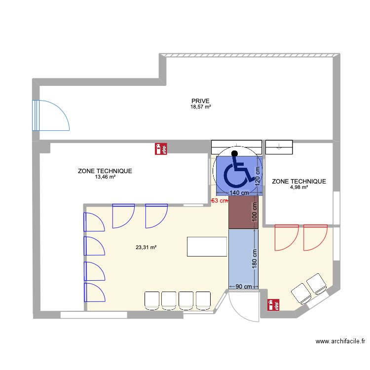 SQ BREST. Plan de 8 pièces et 121 m2