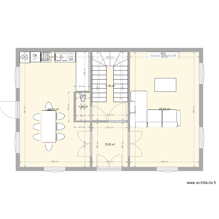 Maison Mairie V2. Plan de 0 pièce et 0 m2