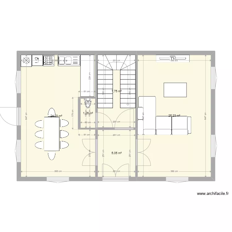 Maison Mairie V2. Plan de 