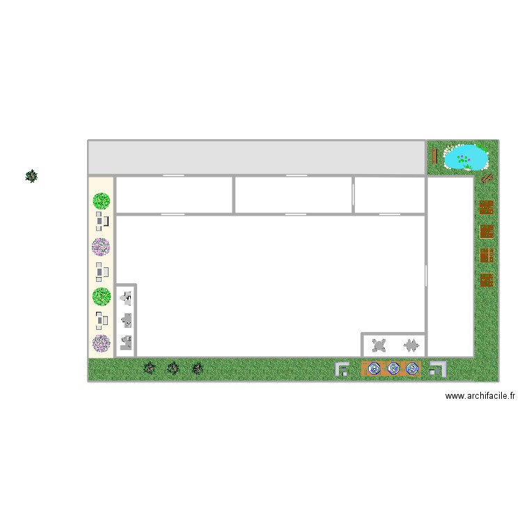 Plan SL. Plan de 9 pièces et 163 m2