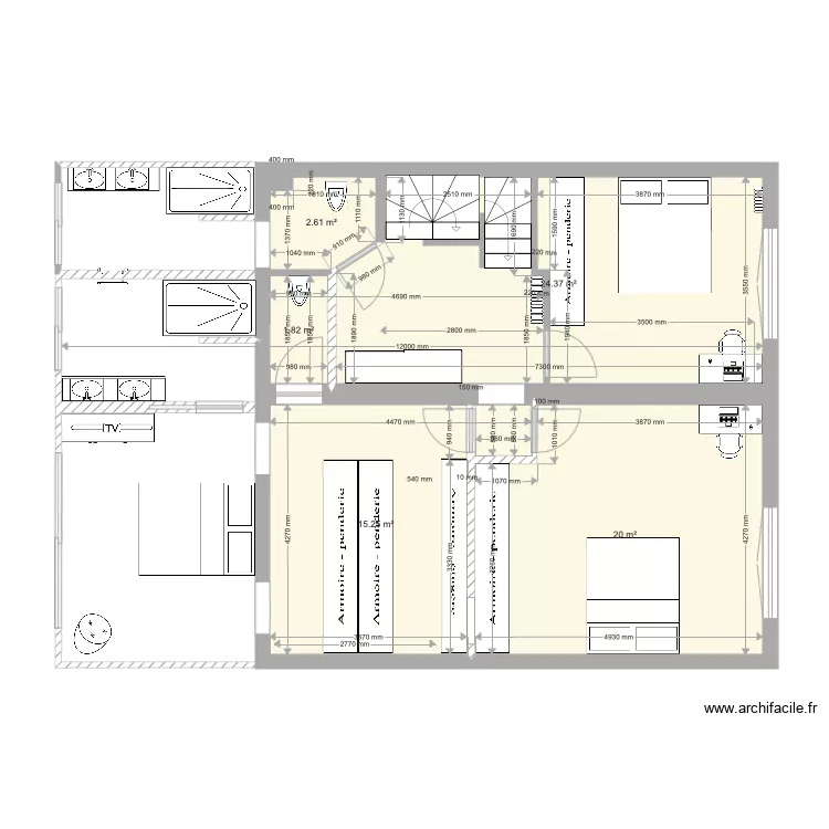 102 Etage 1 version 5. Plan de 