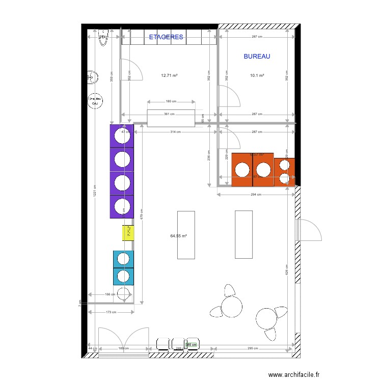 Local Chateaubernard. Plan de 0 pièce et 0 m2