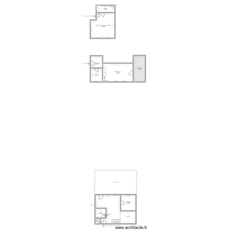 Croquis Maziani. Plan de 