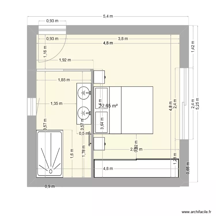AGRANDISSEMENT. Plan de 
