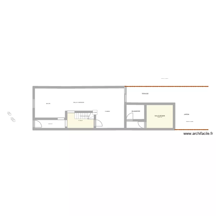 Maison myr 2. Plan de 2 et 18 m² Maison myr 2. Plan de 2 et 18 m²