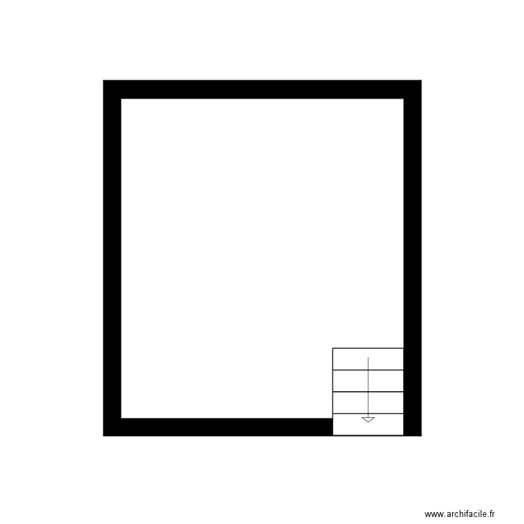 Plan Euville Restau. Plan de 1 pièce et 11 m2