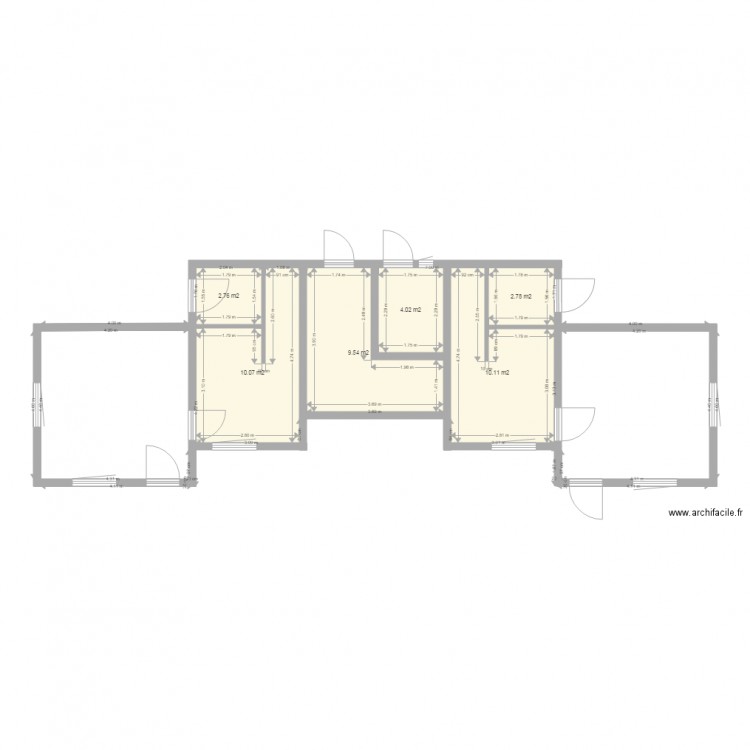 Vestiaires sanitaires terrain 20 03 16 EF. Plan de 0 pièce et 0 m2