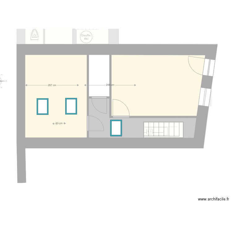  gite V 3 etage vide. Plan de 0 pièce et 0 m2