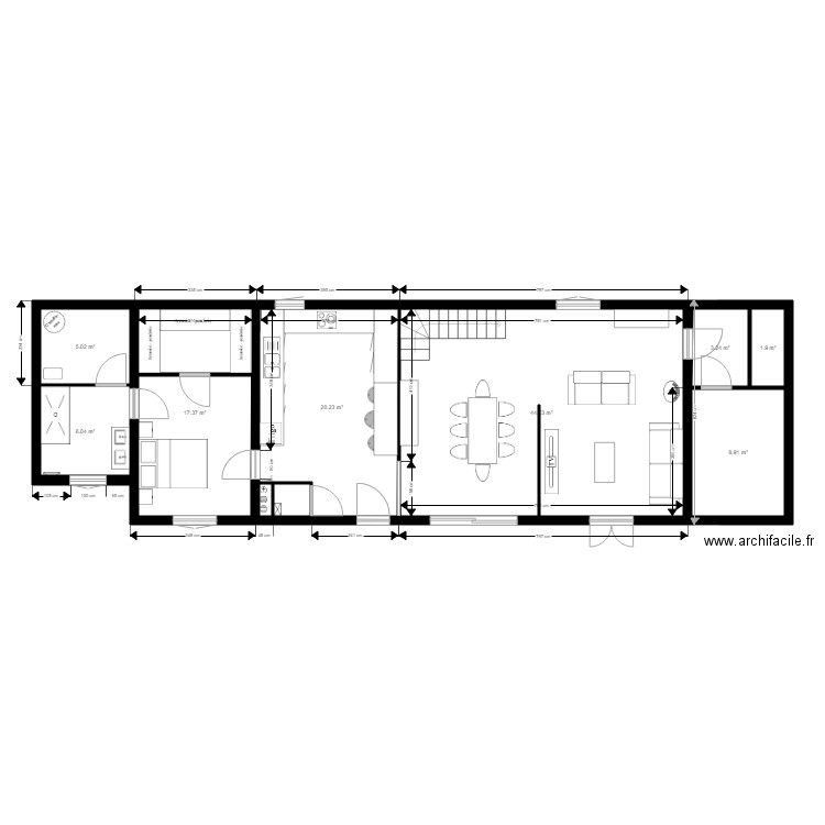 Maison futur RDC 15. Plan de 0 pièce et 0 m2