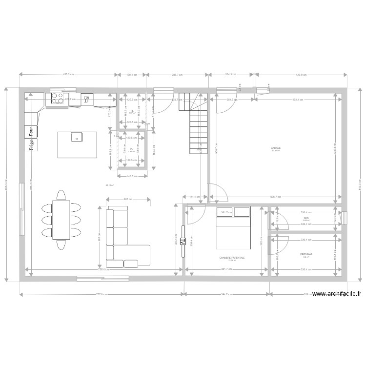 Plan maison Luporsi Orsini. Plan de 0 pièce et 0 m2