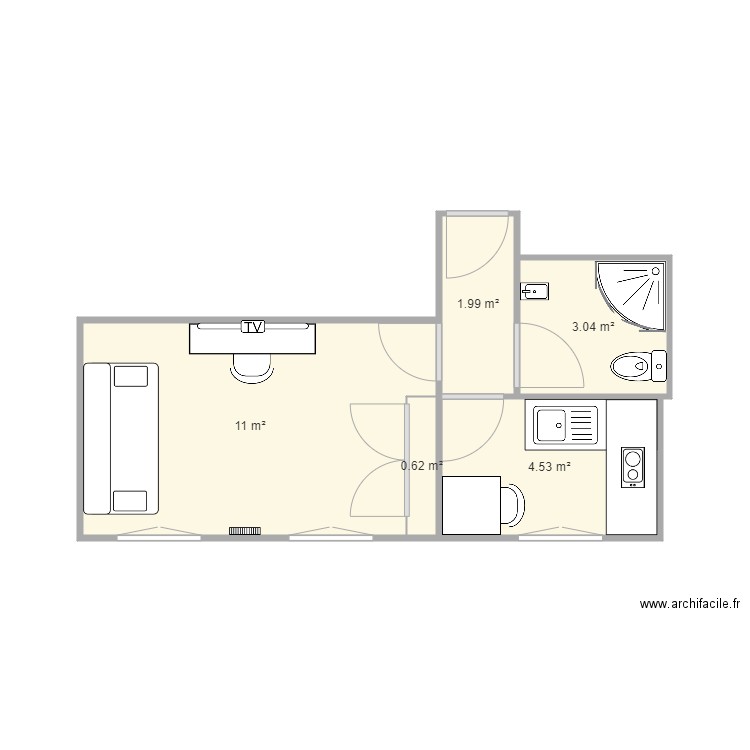 TEST 2 CLARA. Plan de 0 pièce et 0 m2