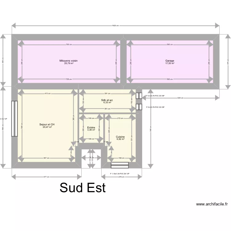 Vacant brumas . Plan de 