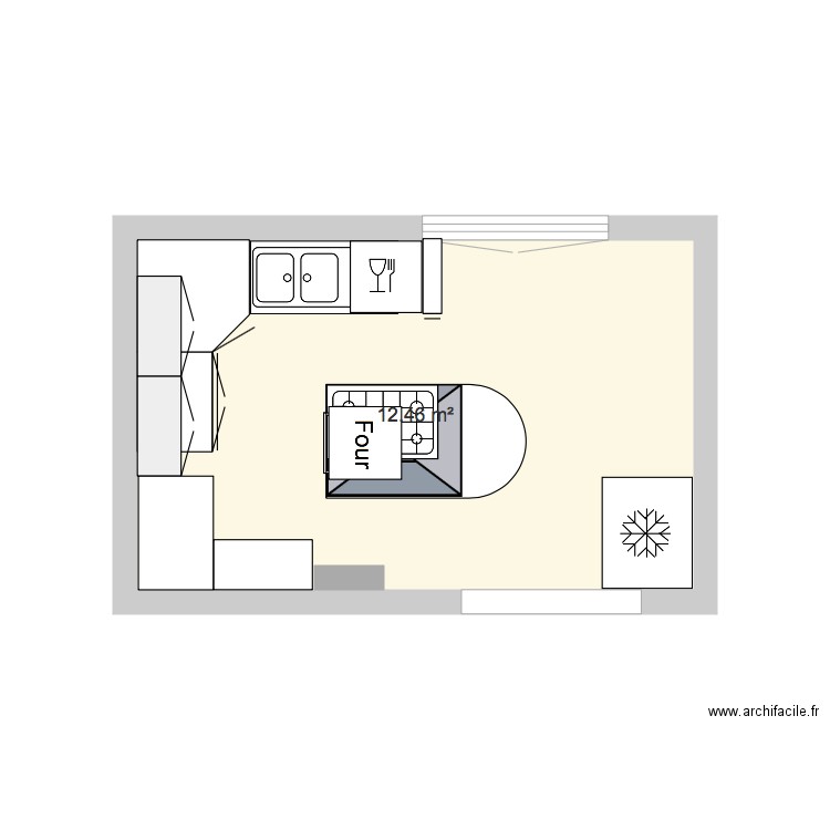 Cuisine 38. Plan de 0 pièce et 0 m2