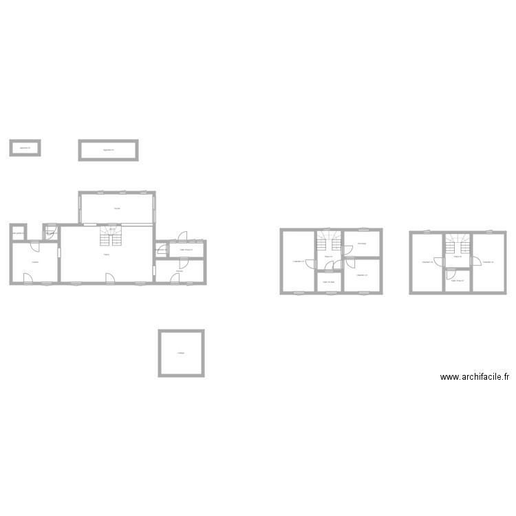 350601431. Plan de 21 pièces et 201 m2